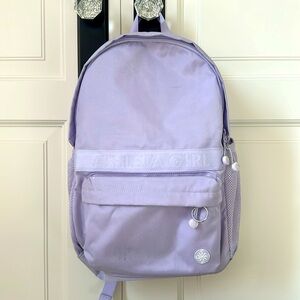 Athleta Girls Limitless backpack in violet.